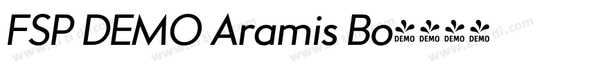 FSP DEMO Aramis Bo字体转换 FSP DEMO Aramis Bo字体转换